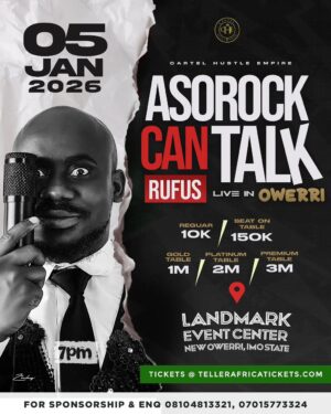 AsoRock Can Talk - Rufus Live In Owerri