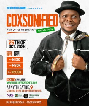Coxsonified - Find Out On The Show Day